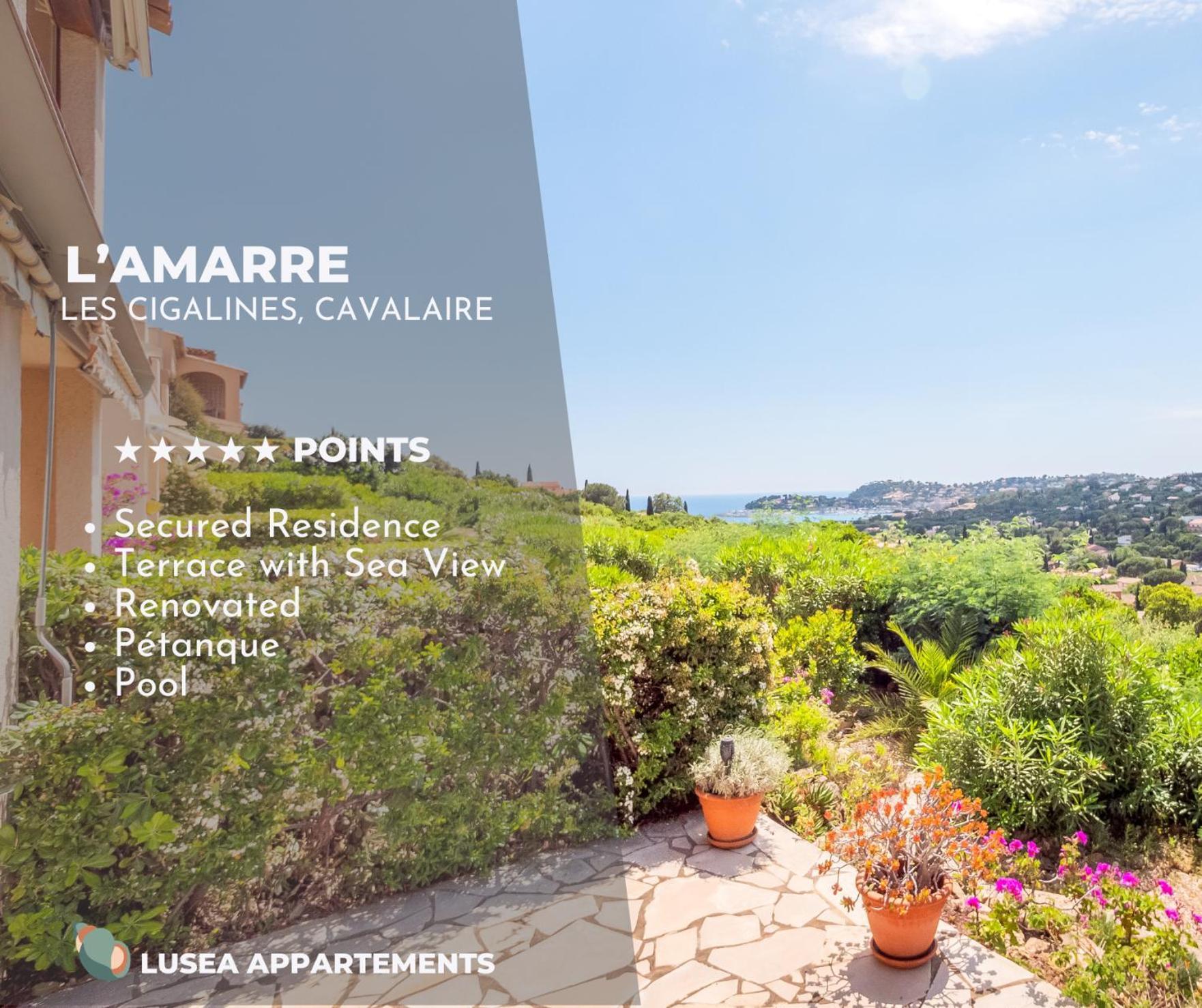 L'amarre, Magnifique Vue - Hauteurs De Апартаменты Кавалер-сюр-Мер